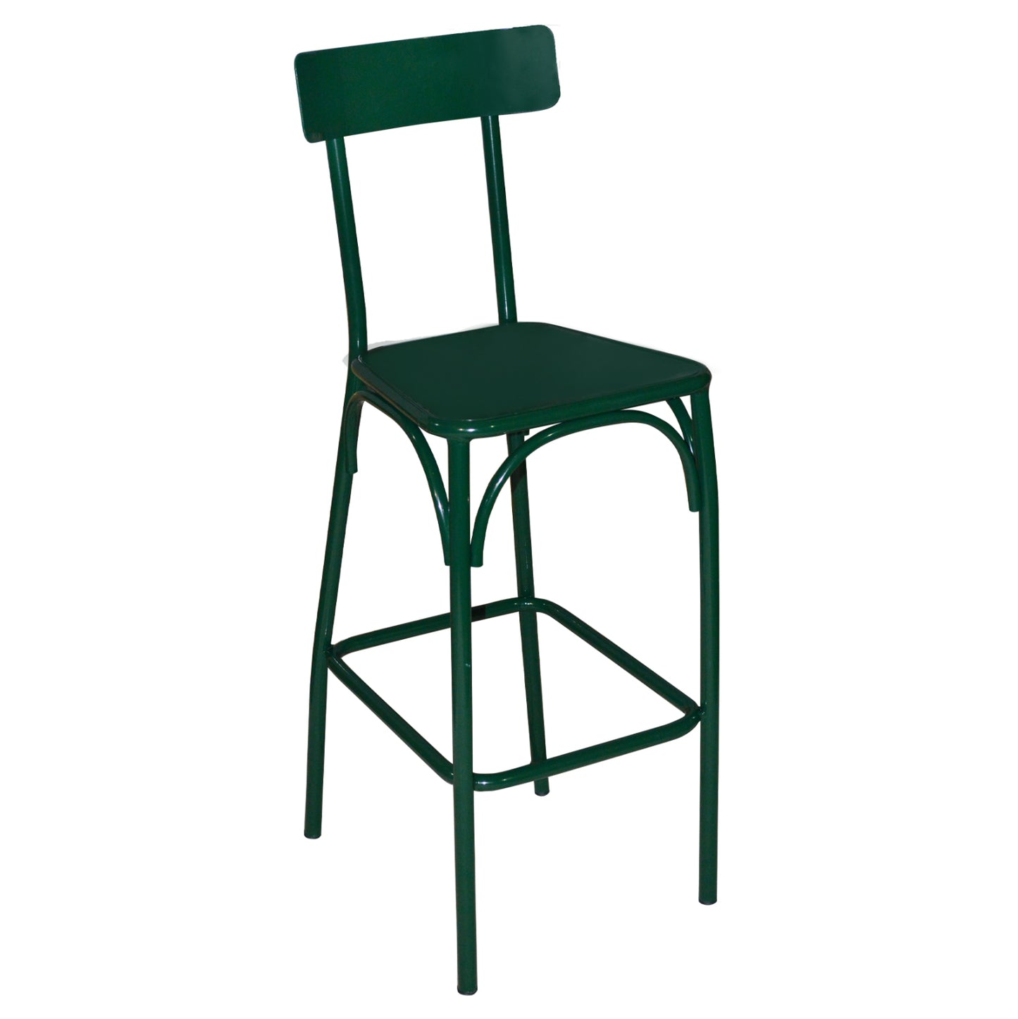 Metallic Stool with sheet metal 75cm height 383-E/P 38x47x113cm