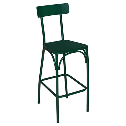 Metallic Stool with sheet metal 75cm height 383-E/P 38x47x113cm
