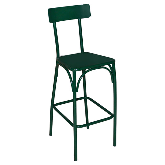 Metallic Stool with sheet metal 75cm height 383-E/P 38x47x113cm