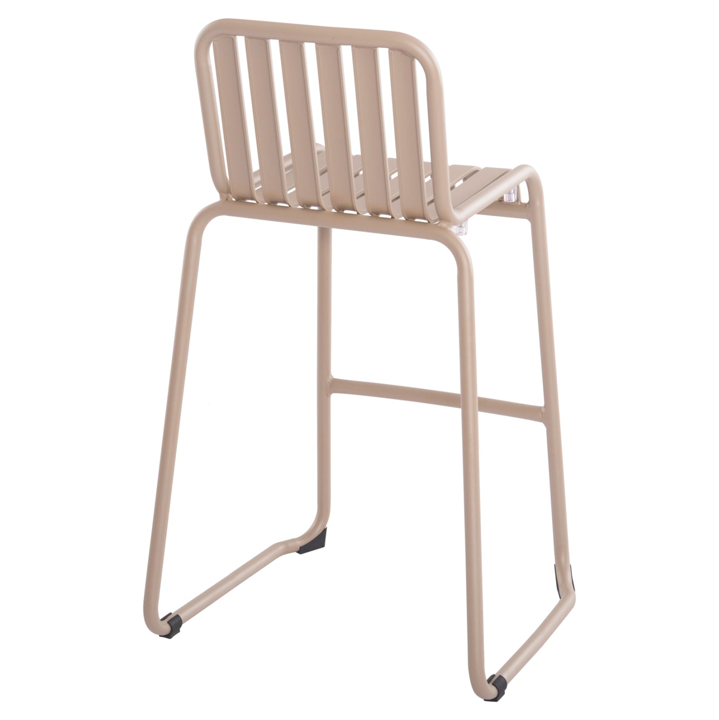 BAR STOOL ALUMINUM RACHEL HM6341.04 CHAMPAGNE COLOR 59.5x55x101Hcm.