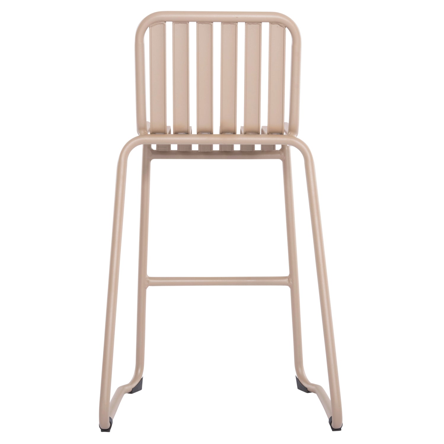 BAR STOOL ALUMINUM RACHEL HM6341.04 CHAMPAGNE COLOR 59.5x55x101Hcm.