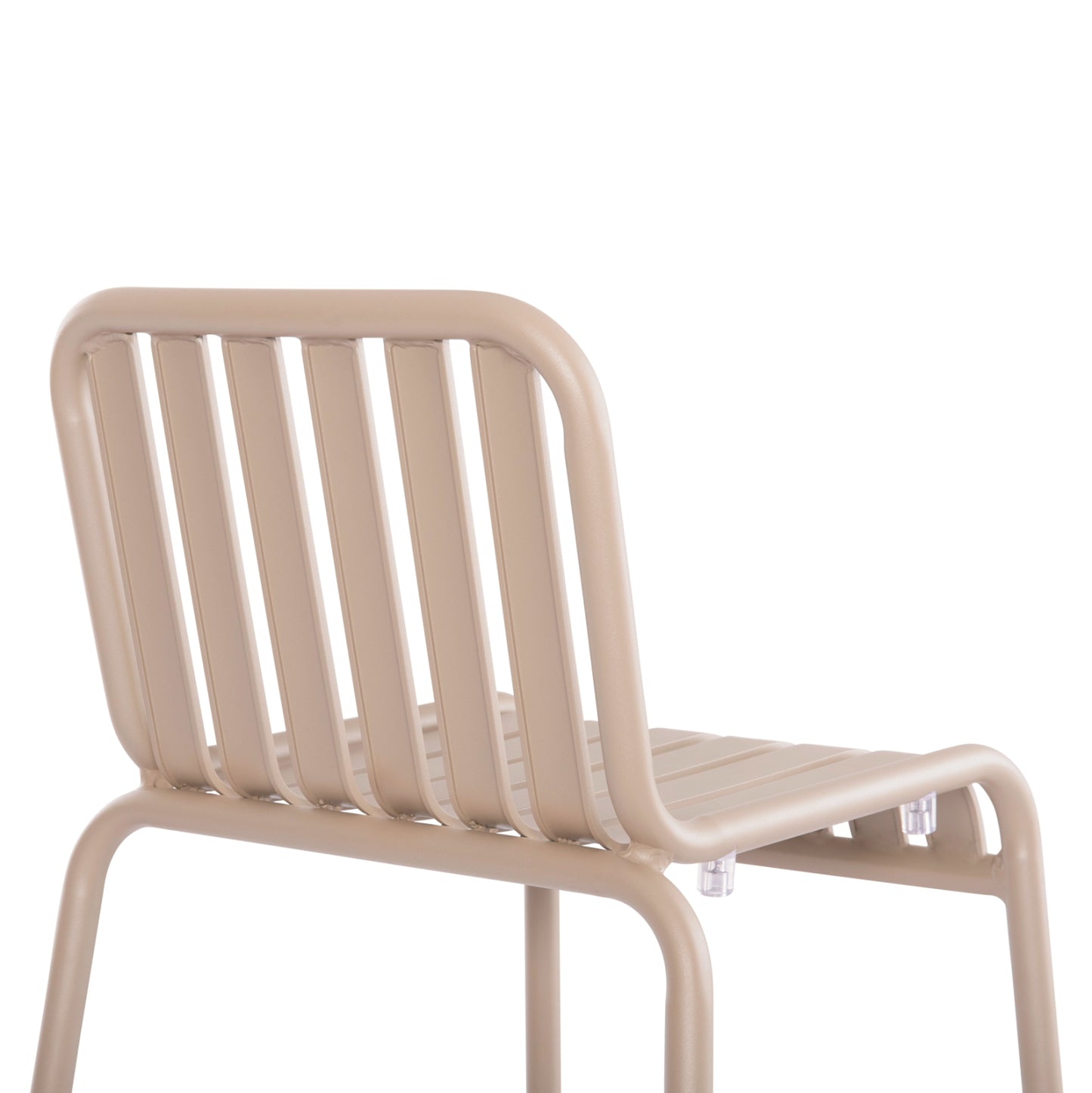 BAR STOOL ALUMINUM RACHEL HM6341.04 CHAMPAGNE COLOR 59.5x55x101Hcm.