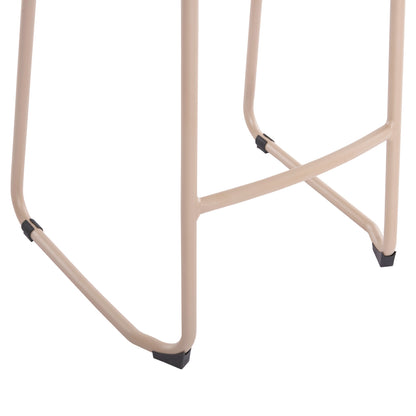 BAR STOOL ALUMINUM RACHEL HM6341.04 CHAMPAGNE COLOR 59.5x55x101Hcm.