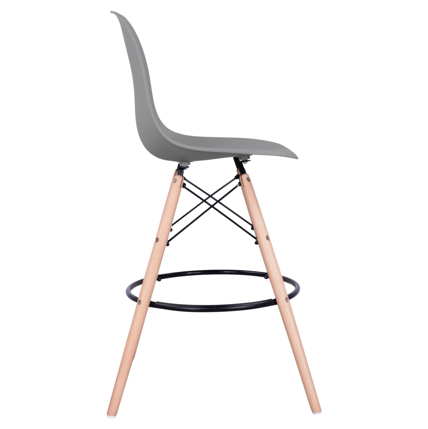 Bar Stool Renata HM0173.10 Grey 58x56x107cm