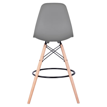 Bar Stool Renata HM0173.10 Grey 58x56x107cm