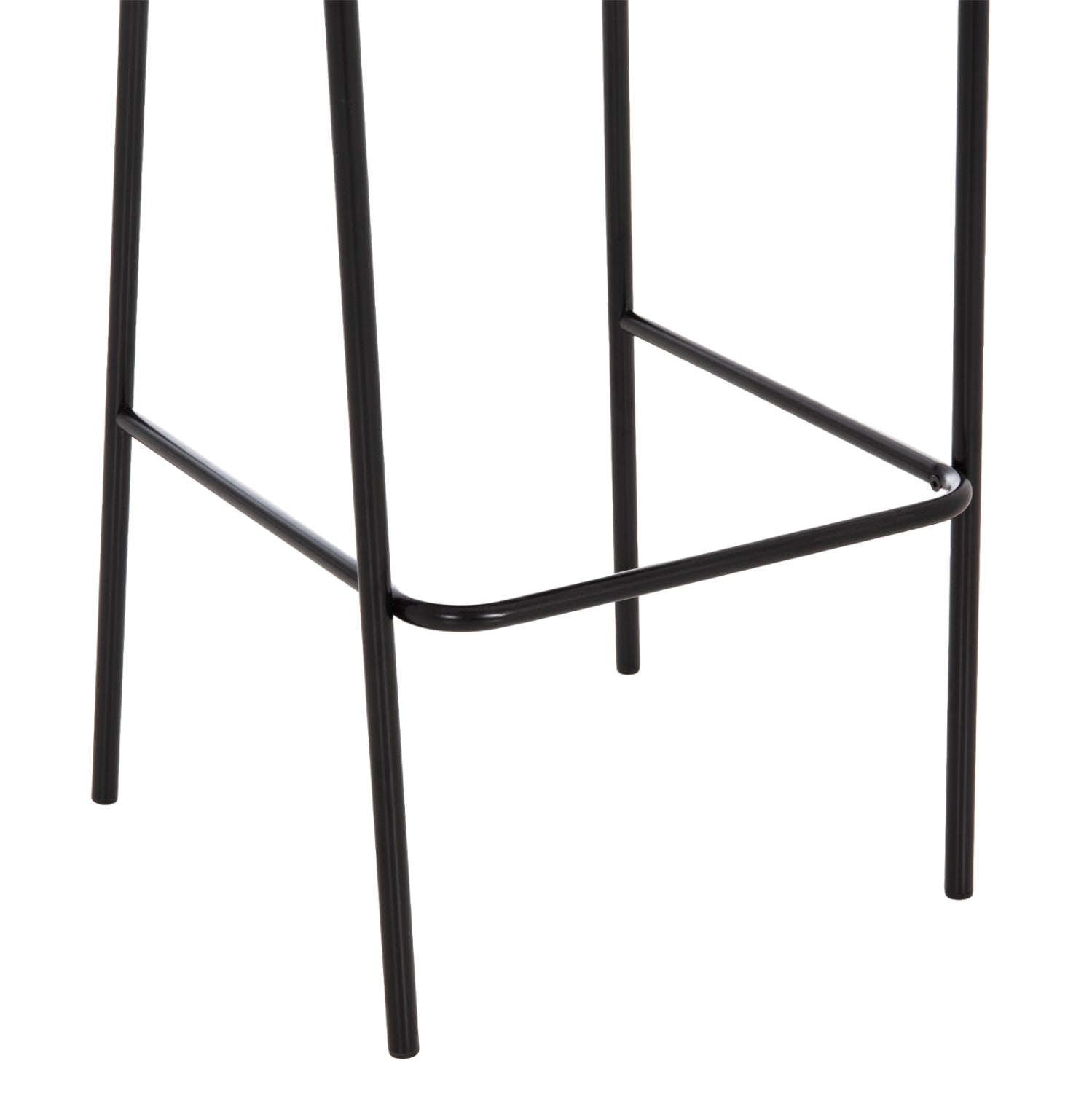 BAR STOOL DETTON HM18430.01 GREY FABRIC--BLACK METAL FRAME 55x50x97Hcm.