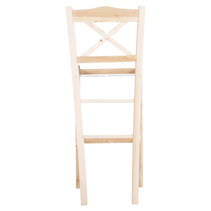 BAR STOOL LUCIUS HM5586.02 BEECH WOOD IMPREGNATED-UNPAINTED 40,5x40x105Hcm.FRAME ONLY