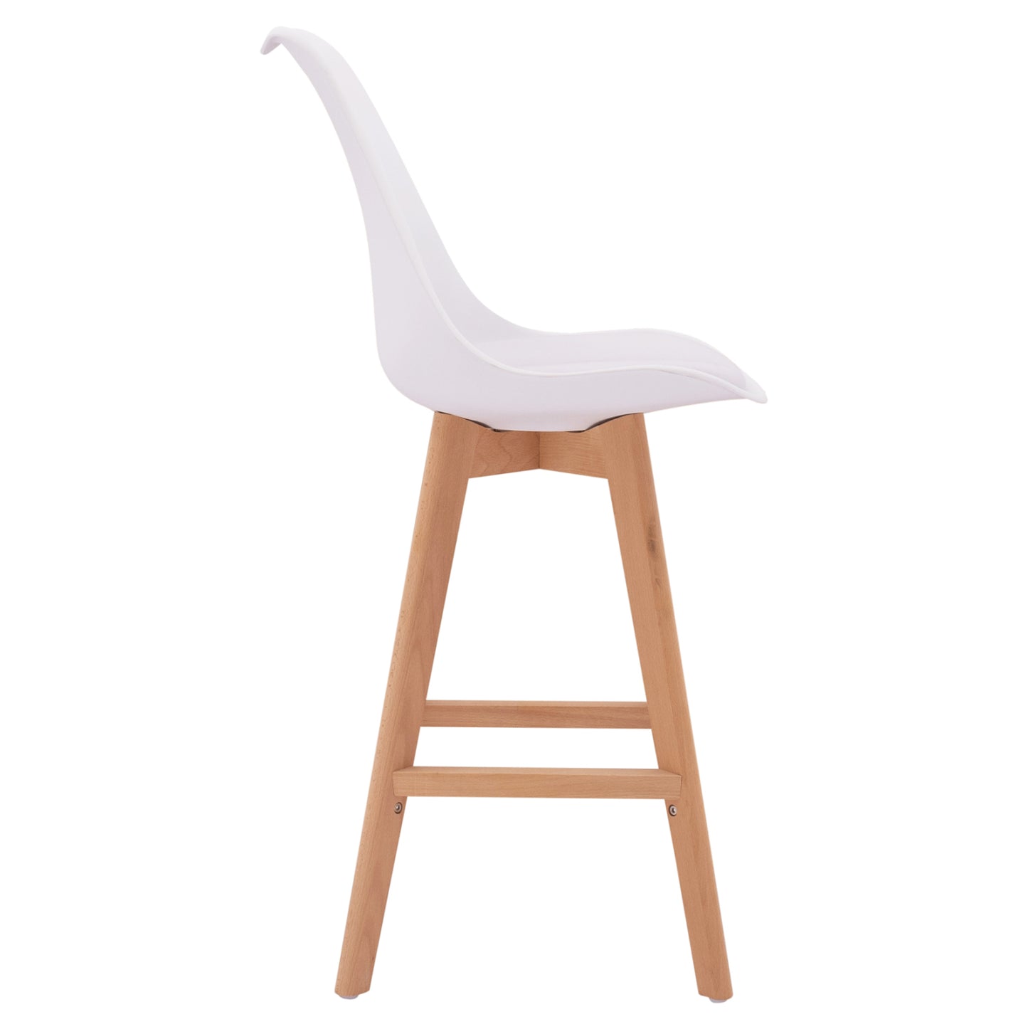 Bar Stool Vegas HM8000.11 White 48x58x105 cm