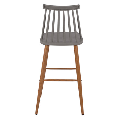Bar Stool HM8459.10 Vanessa in grey color 43x49x107 cm