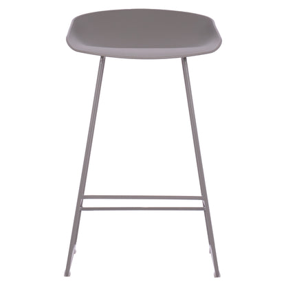 BAR STOOL HM9299.10, GREY, MEDIUM HEIGHT, 44x44x74