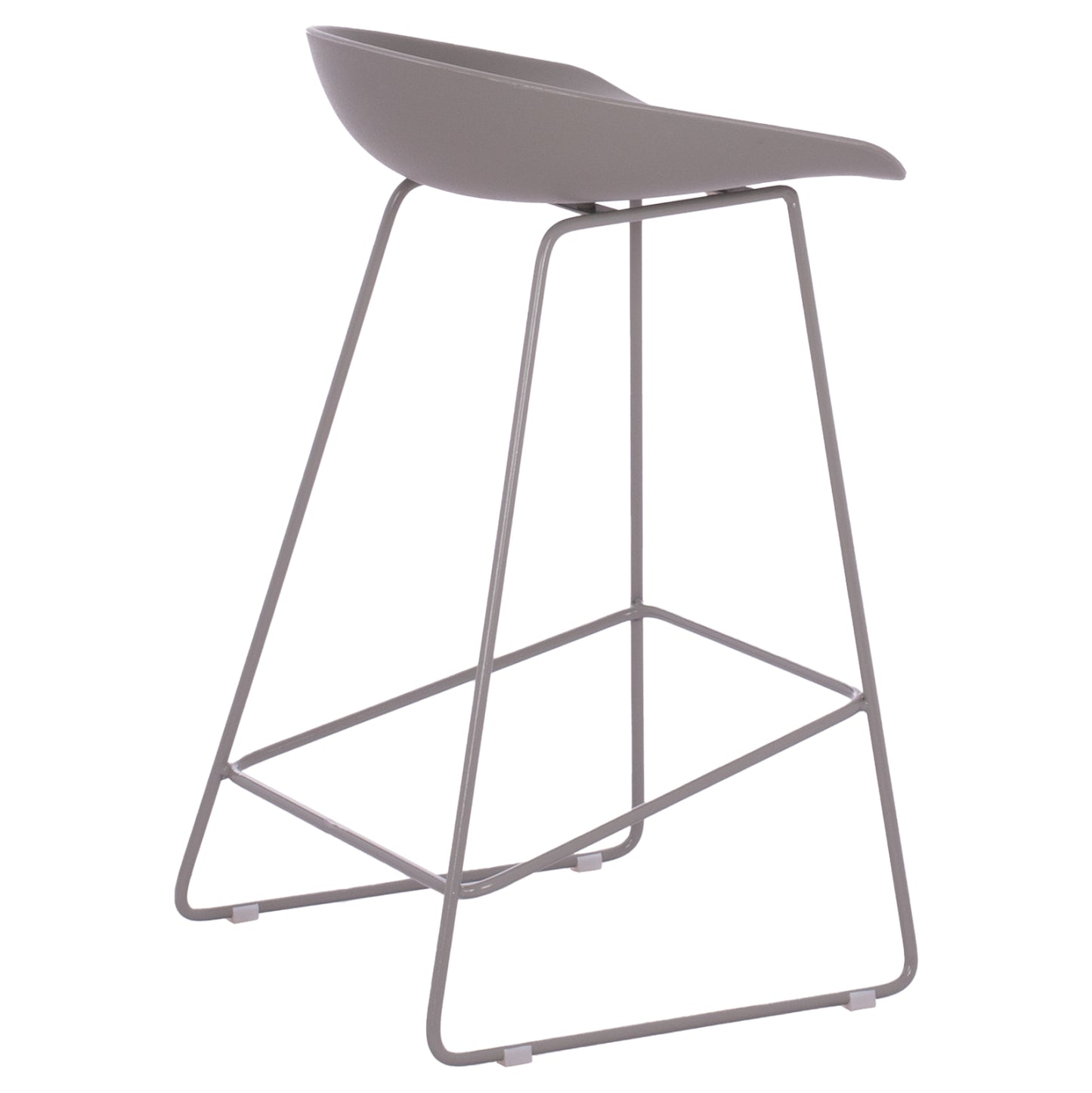 BAR STOOL HM9299.10, GREY, MEDIUM HEIGHT, 44x44x74