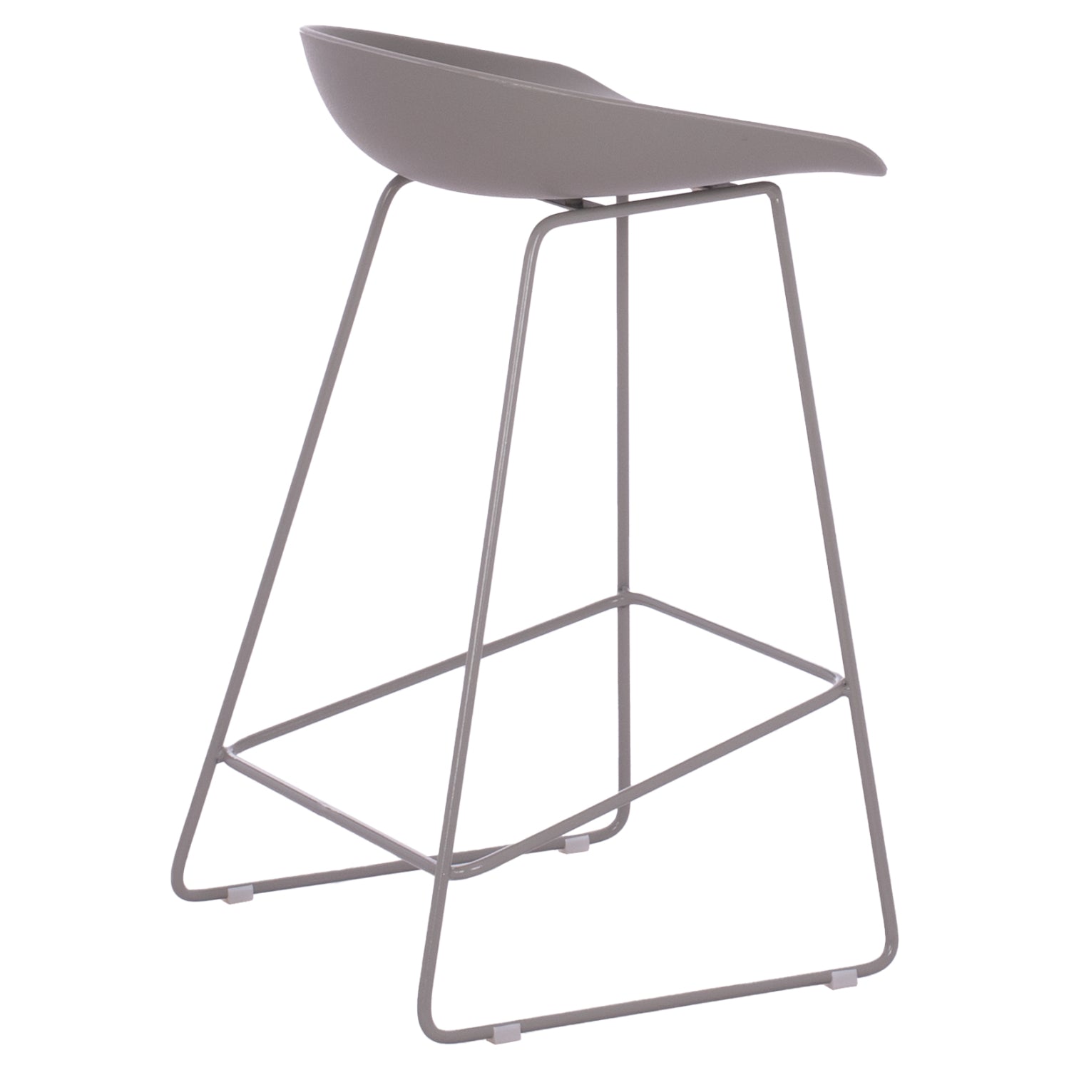 BAR STOOL HM9299.10, GREY, MEDIUM HEIGHT, 44x44x74
