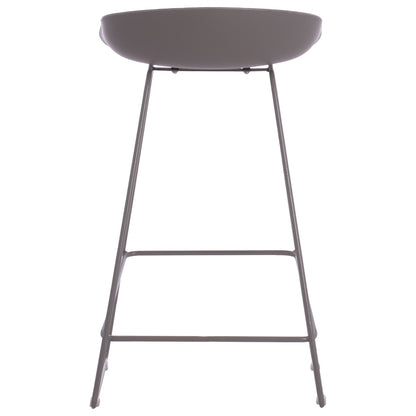 BAR STOOL HM9299.10, GREY, MEDIUM HEIGHT, 44x44x74