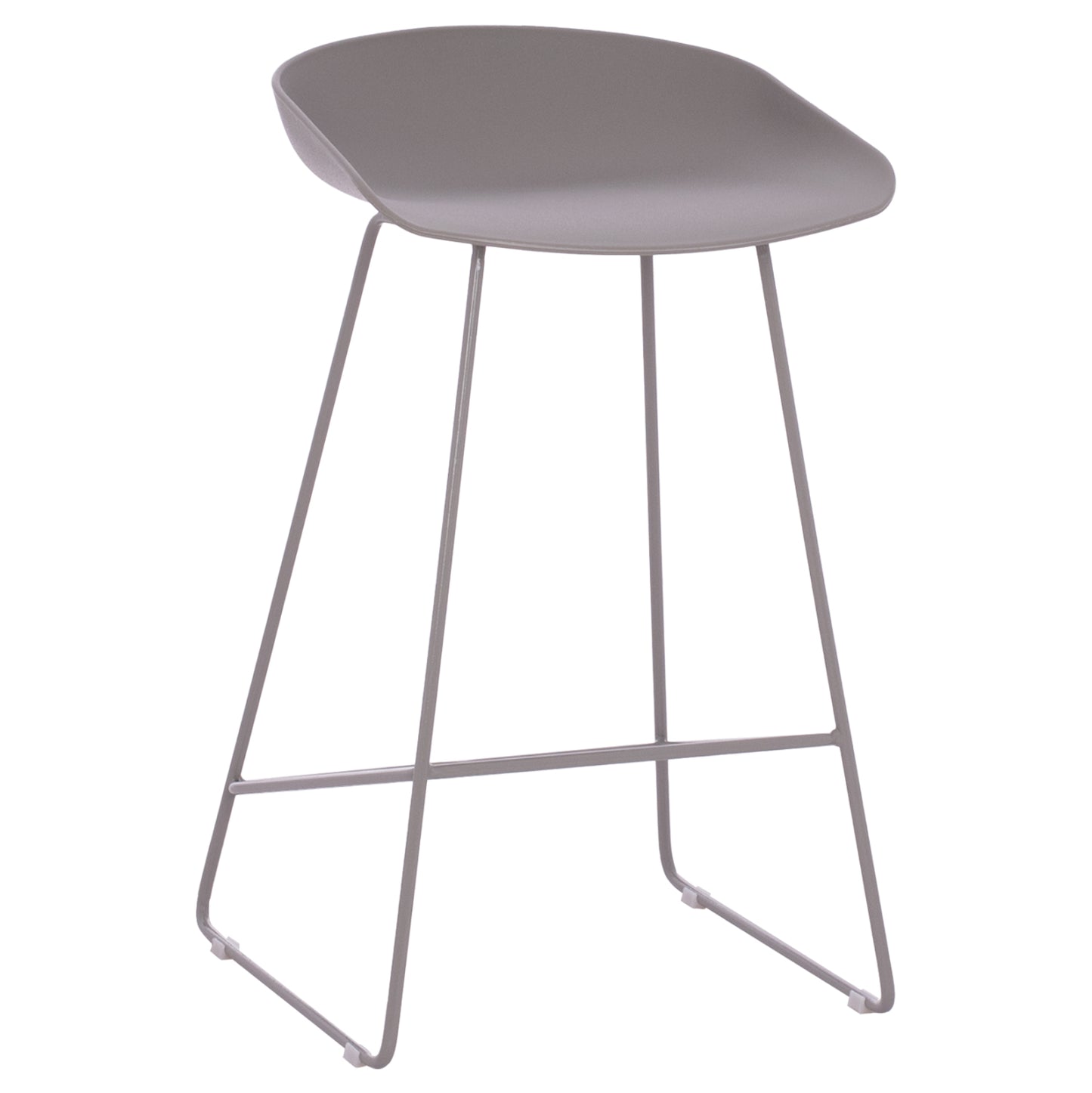 BAR STOOL HM9299.10, GREY, MEDIUM HEIGHT, 44x44x74