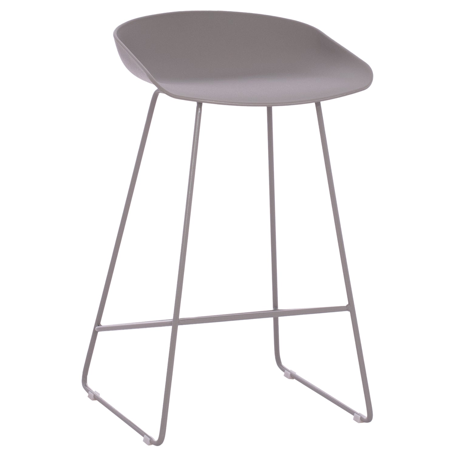 BAR STOOL HM9299.10, GREY, MEDIUM HEIGHT, 44x44x74