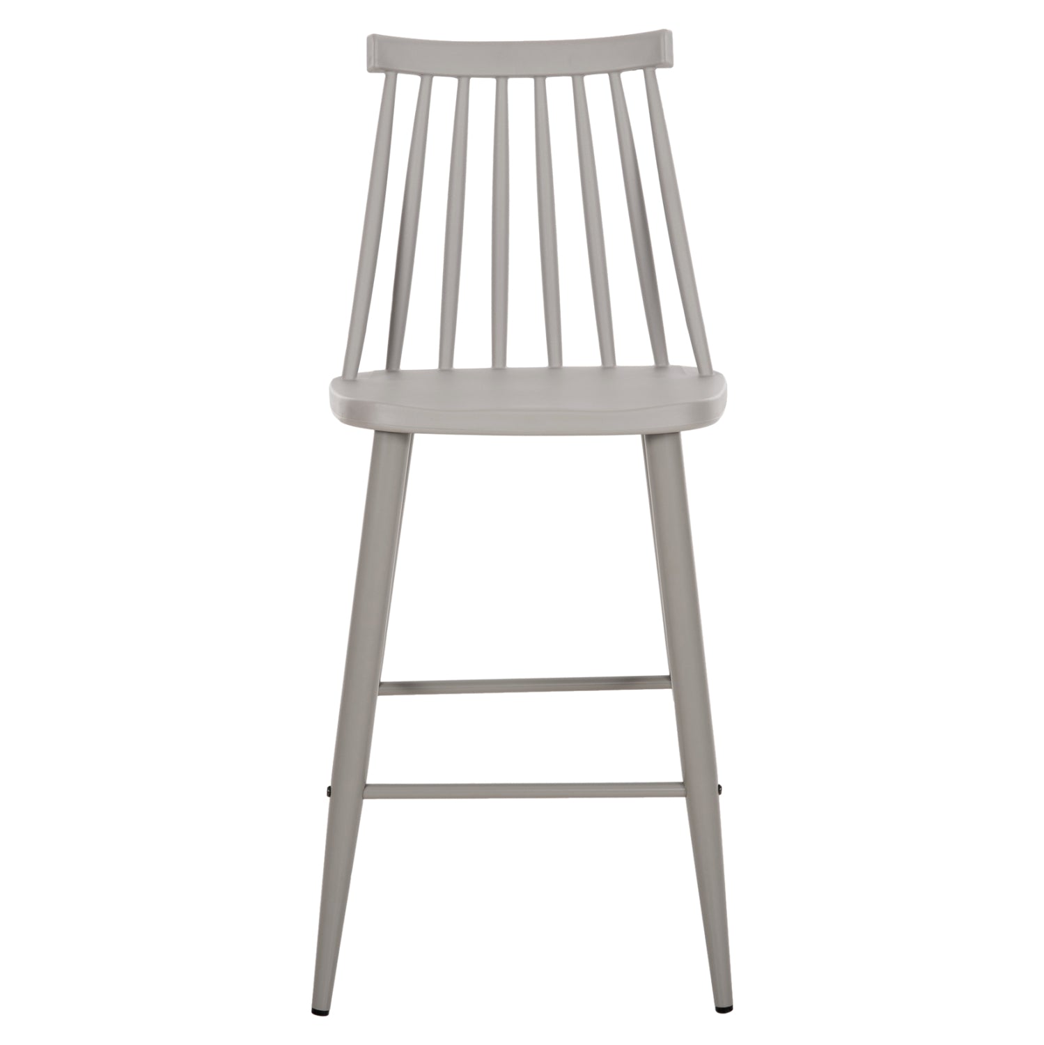 BAR STOOL MEDIUM HEIGHT VANESSA HM9300.20 POLYPROPYLENE & METAL-GREY 45,5x46x97Hcm.