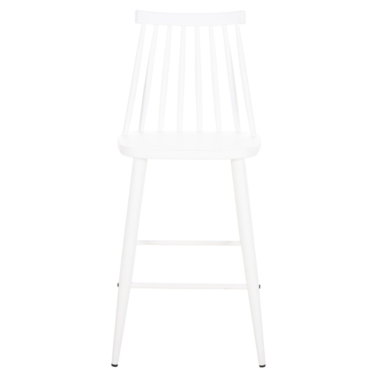 BAR STOOL MEDIUM HEIGHT VANESSA HM9300.11 POLYPROPYLENE & METAL-WHITE 45,5x46x97Hcm.