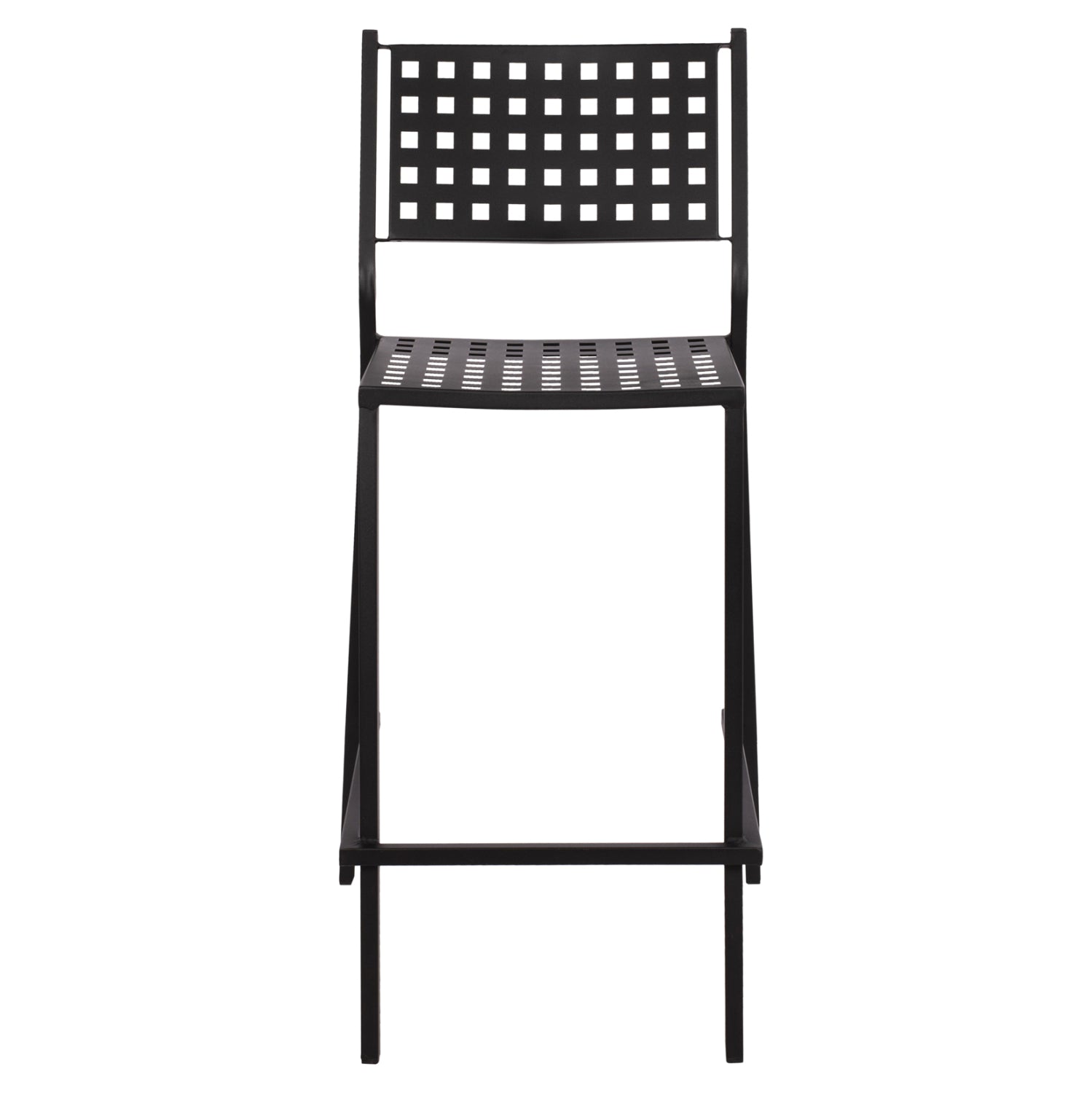 Stool bar Olympias Metallic HM5528.01 Black color 47x58x111cm