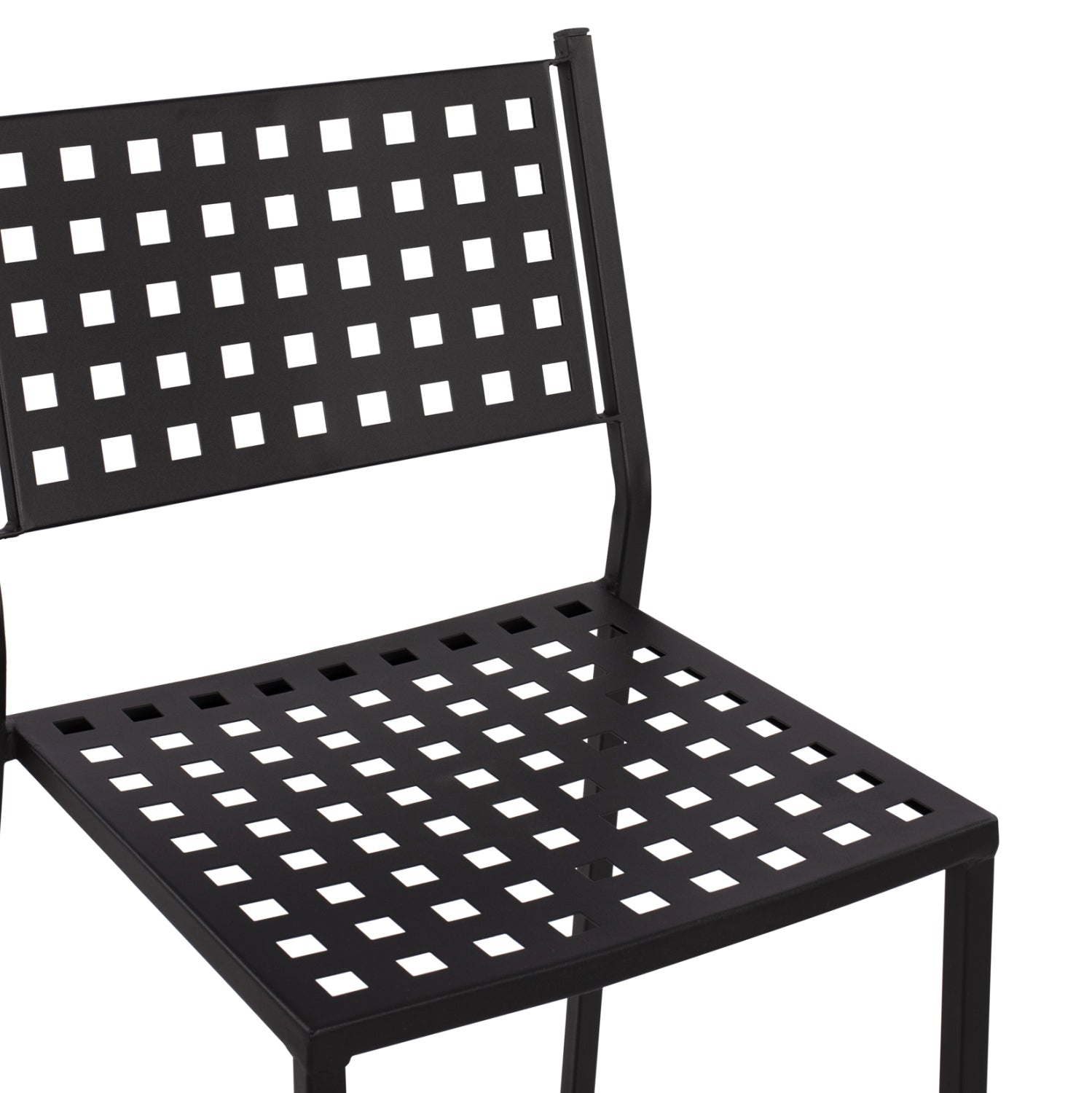 Stool bar Olympias Metallic HM5528.01 Black color 47x58x111cm