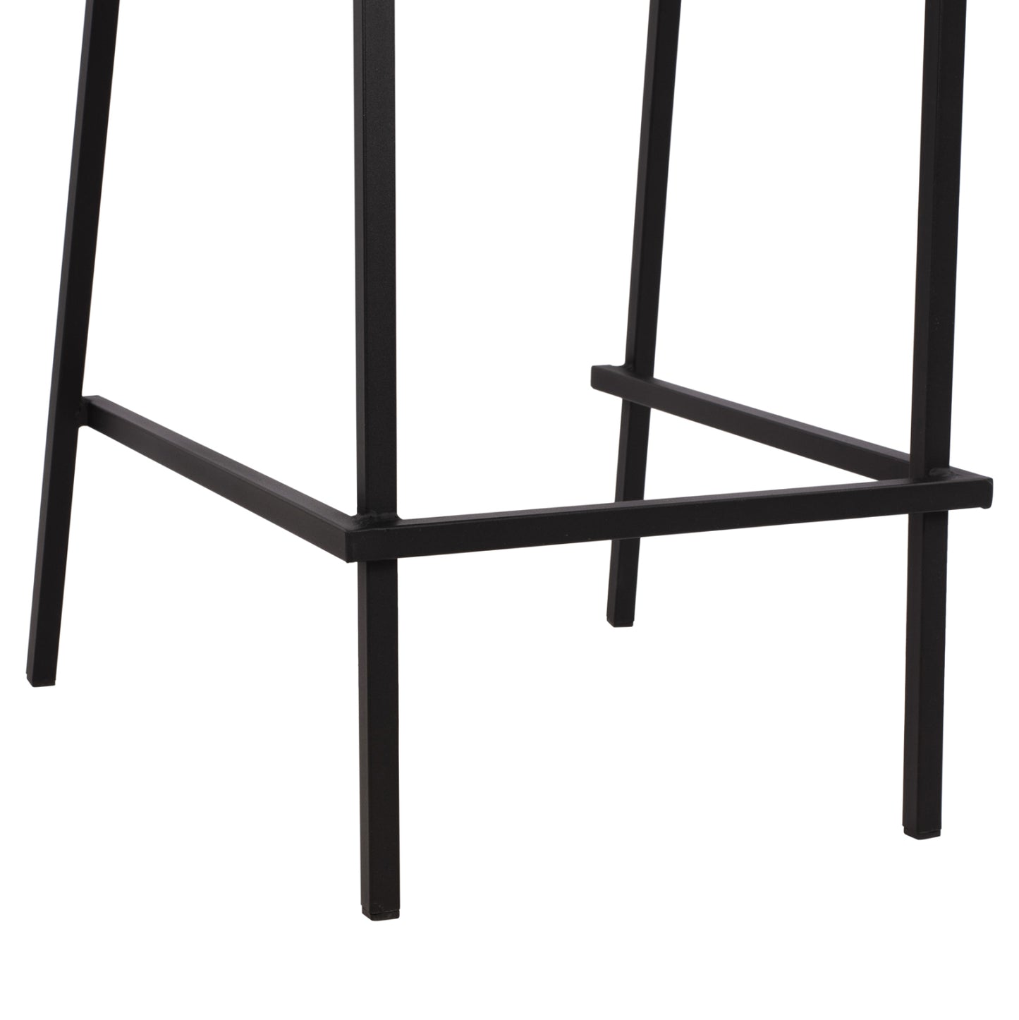 Stool bar Olympias Metallic HM5528.01 Black color 47x58x111cm