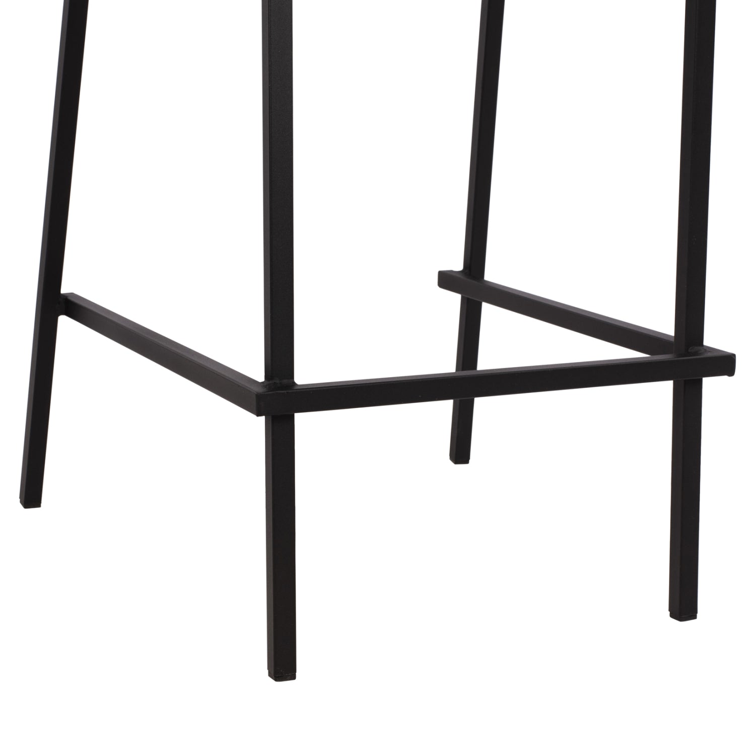 Stool bar Olympias Metallic HM5528.01 Black color 47x58x111cm