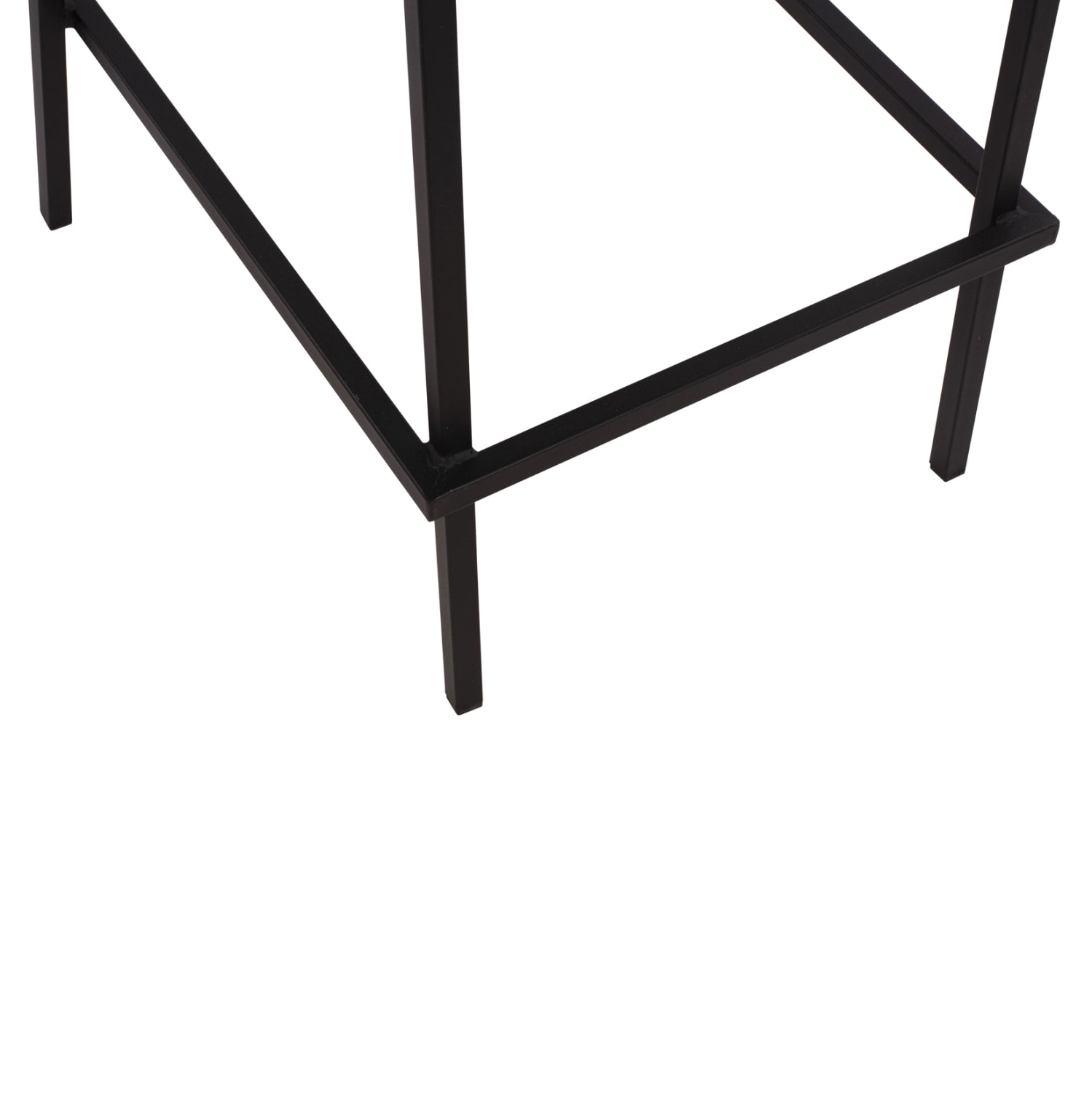 Stool bar Olympias Metallic HM5528.01 Black color 47x58x111cm