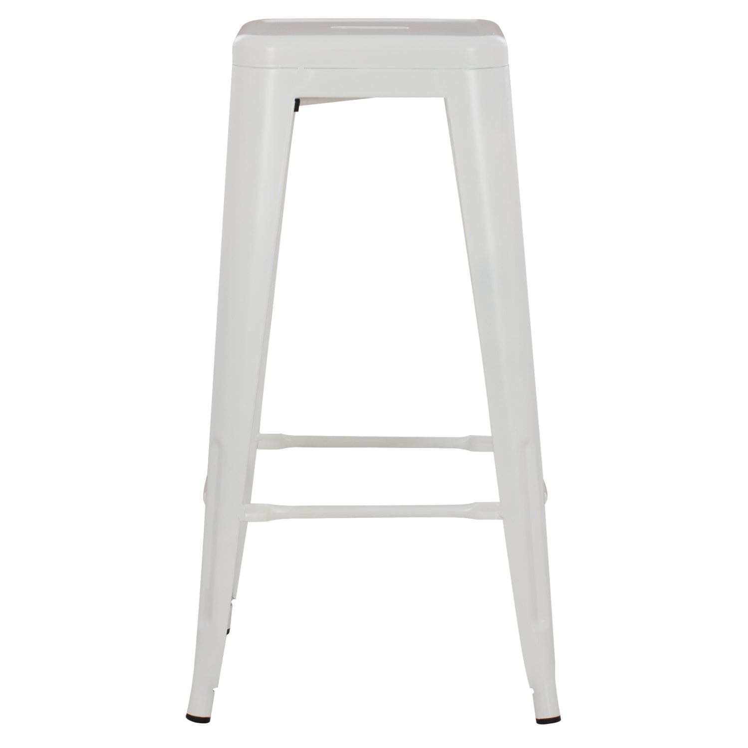 BAR STOOL MELITA-PRO HM8642.41 METAL IN MATTE WHITE 43x43x78Hcm.