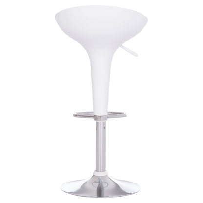 BAR STOOL SWIVEL DAISY HM200.22 ABS IN WHITE--SUSPENSION 44x38x85Hcm.
