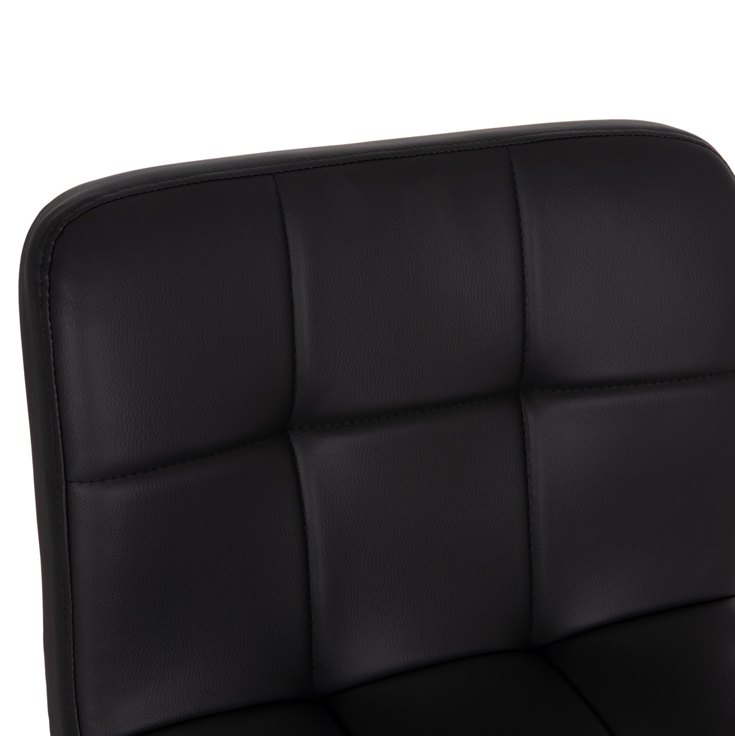 BAR STOOL SWIVELING DIANA HM202.21 BLACK PU--CHROMED METAL 44x52x109Hcm.