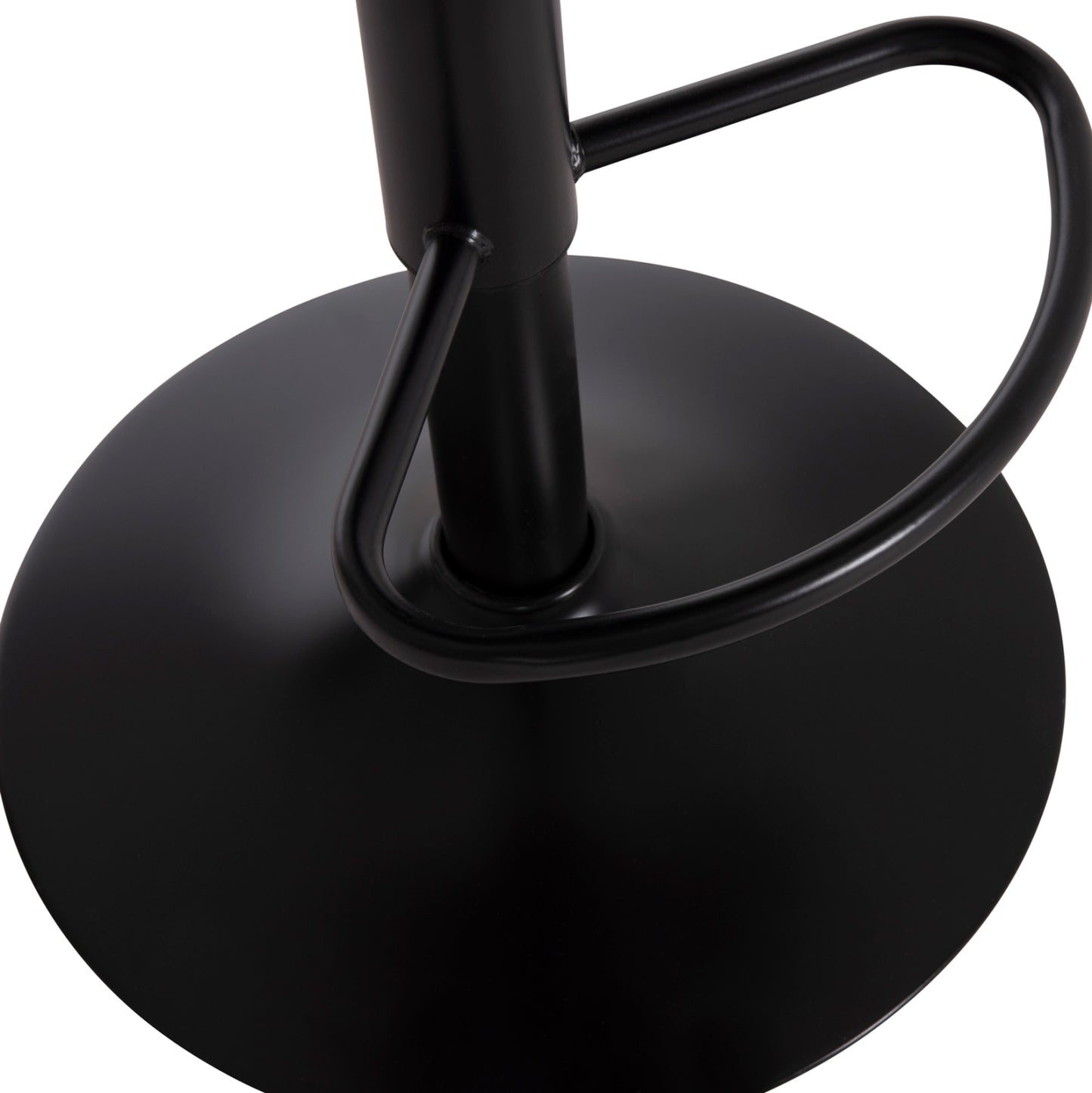 BAR STOOL SWIVELING DIANA HM202.42 DUSTY PINK VELVET--BLACK MATTE METAL 44x52x109Hcm.