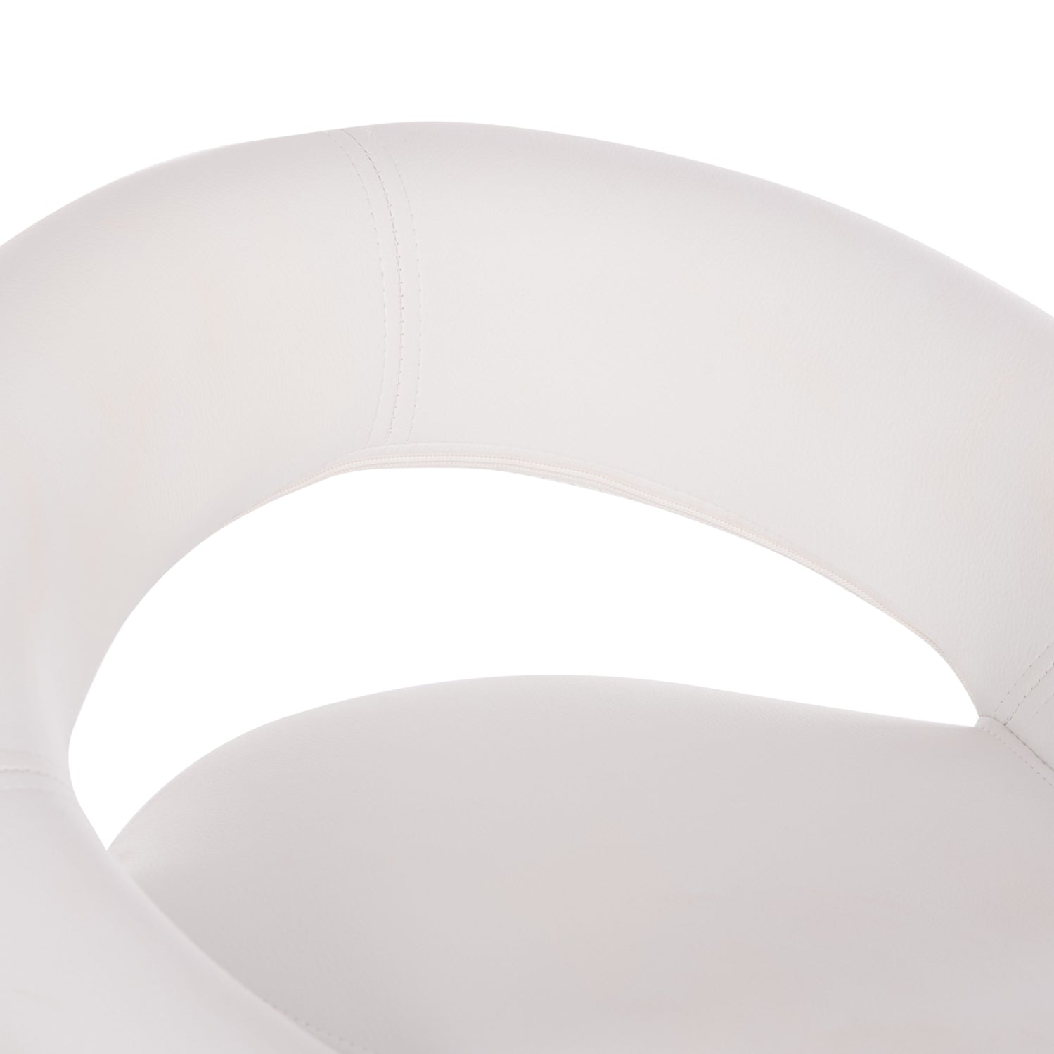 BAR STOOL SWIVEL REA HM203.22 WITH SUSPENSION-WHITE PU 54x47x96Hcm.