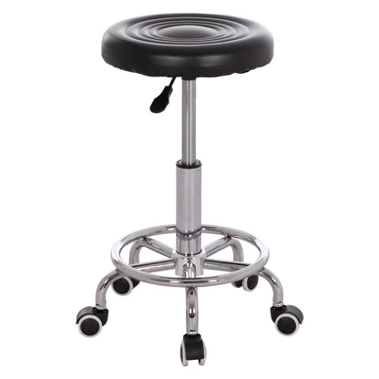OFFICE DESIGNER'S SWIVEL STOOL IRIS HM212.21 BLACK PU Φ32x45-60Hcm.