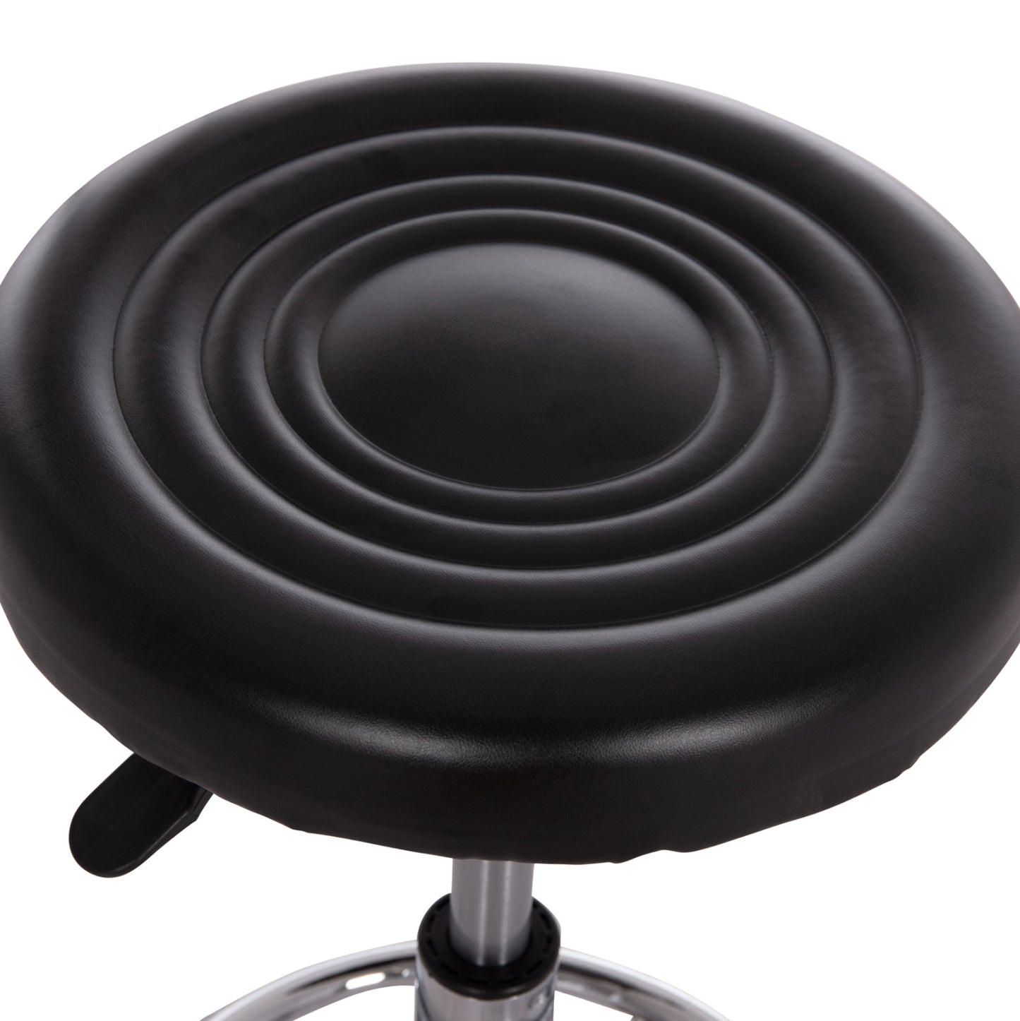 OFFICE DESIGNER'S SWIVEL STOOL IRIS HM212.21 BLACK PU Φ32x45-60Hcm.
