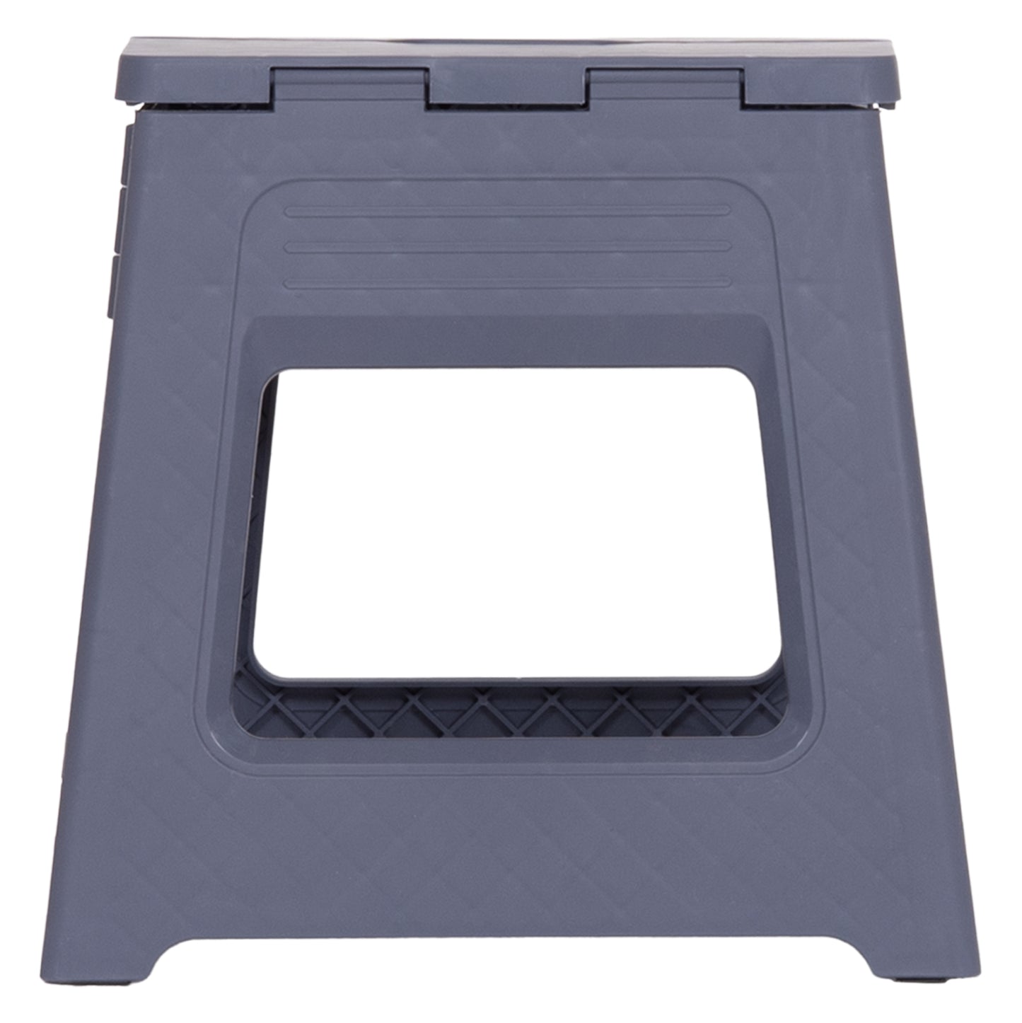 FOLDABLE POLYPROPYLENE STOOL SOLIS HM18392.01 GREY 30x25x30Hcm.