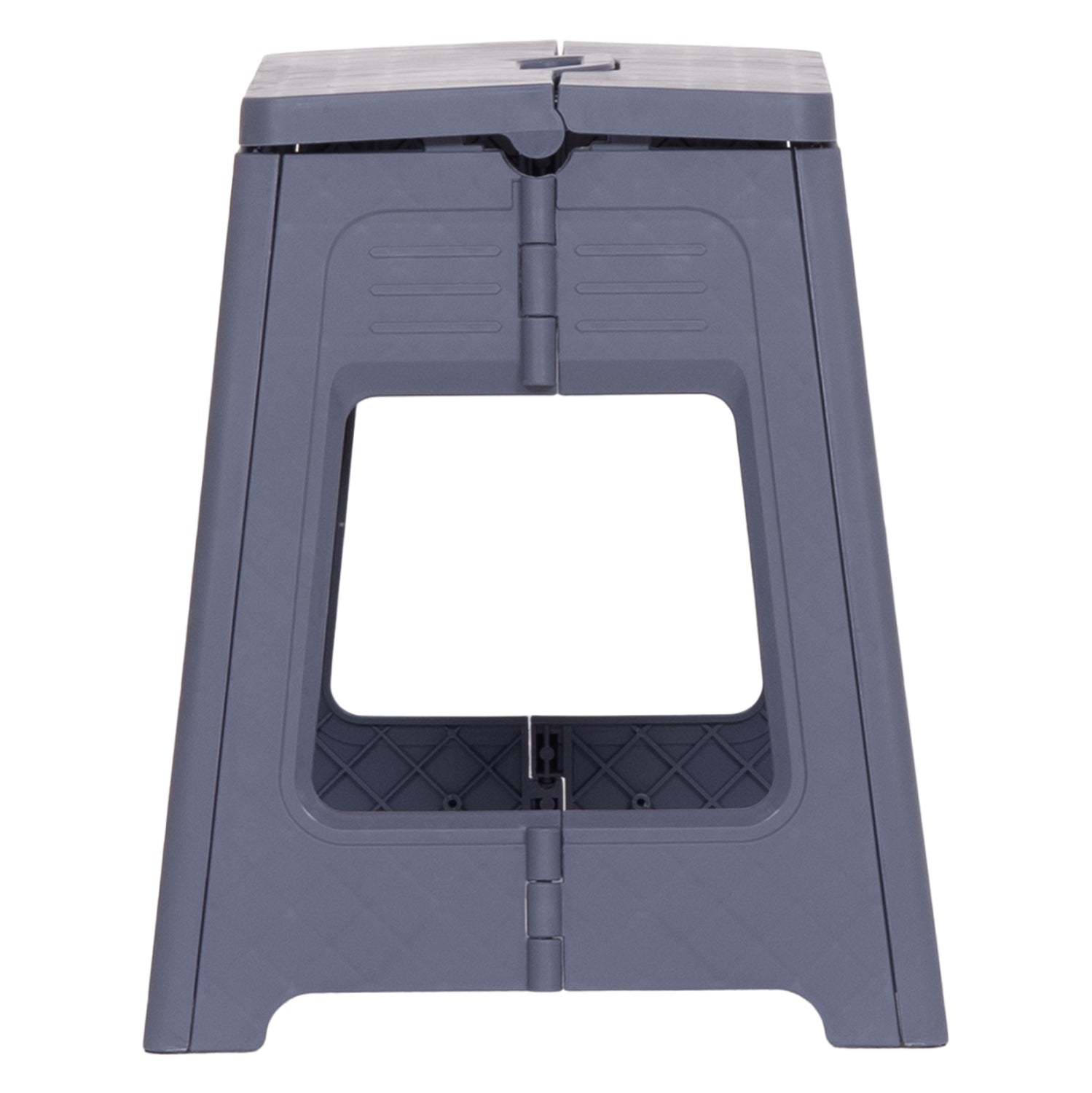 FOLDABLE POLYPROPYLENE STOOL SOLIS HM18392.01 GREY 30x25x30Hcm.