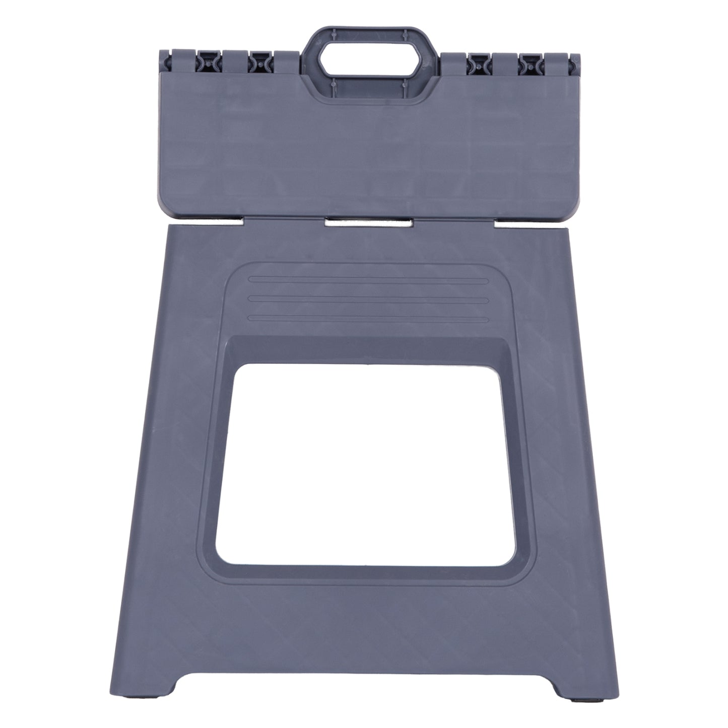 FOLDABLE POLYPROPYLENE STOOL SOLIS HM18392.01 GREY 30x25x30Hcm.