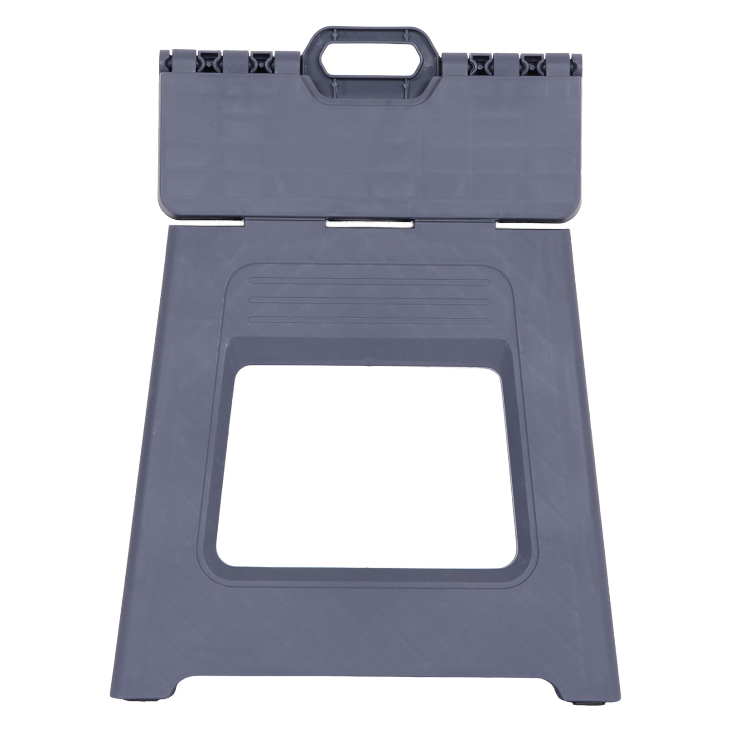 FOLDABLE POLYPROPYLENE STOOL SOLIS HM18392.01 GREY 30x25x30Hcm.