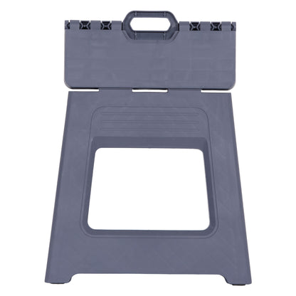 FOLDABLE POLYPROPYLENE STOOL SOLIS HM18392.01 GREY 30x25x30Hcm.