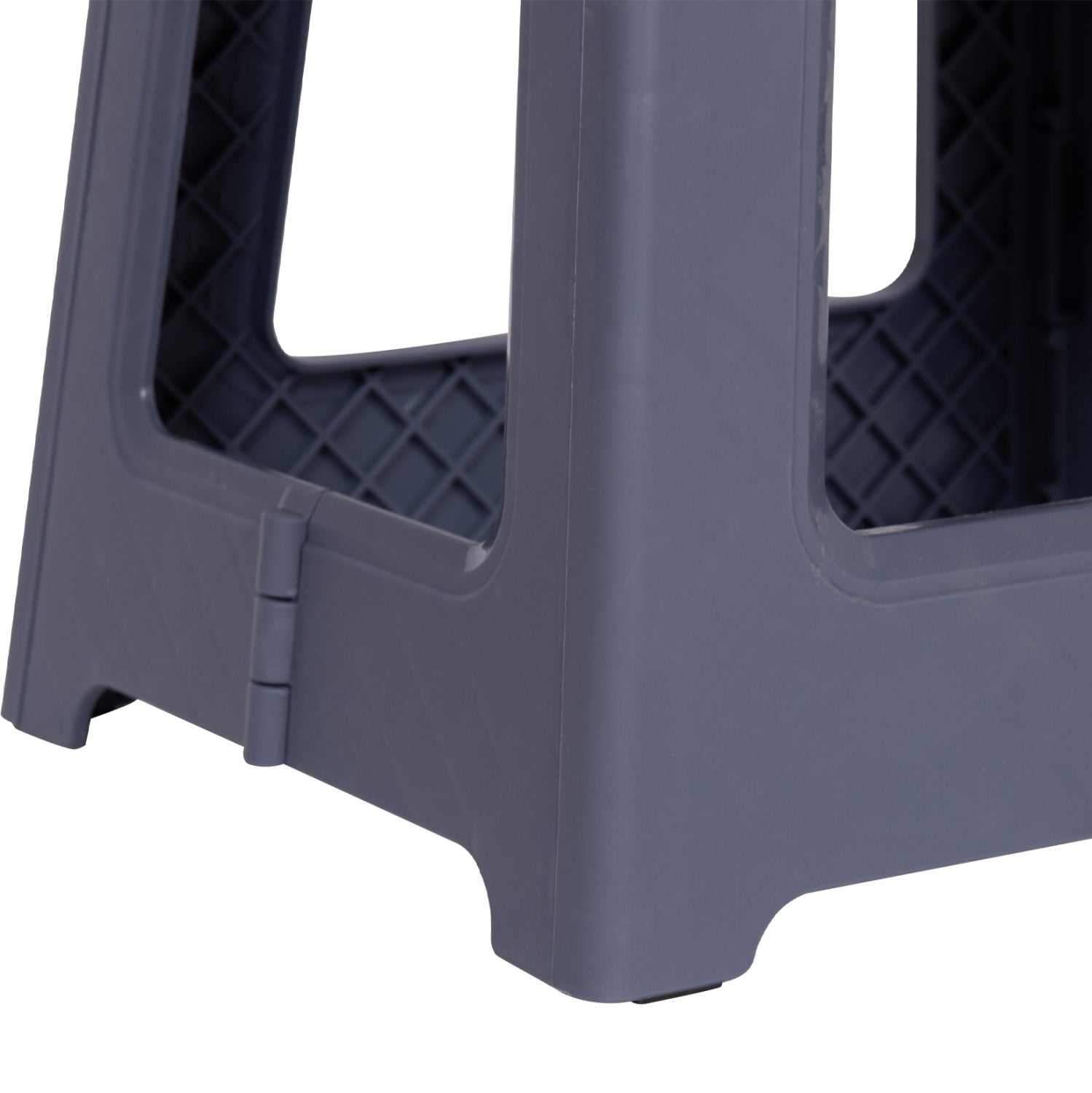FOLDABLE POLYPROPYLENE STOOL SOLIS HM18392.01 GREY 30x25x30Hcm.