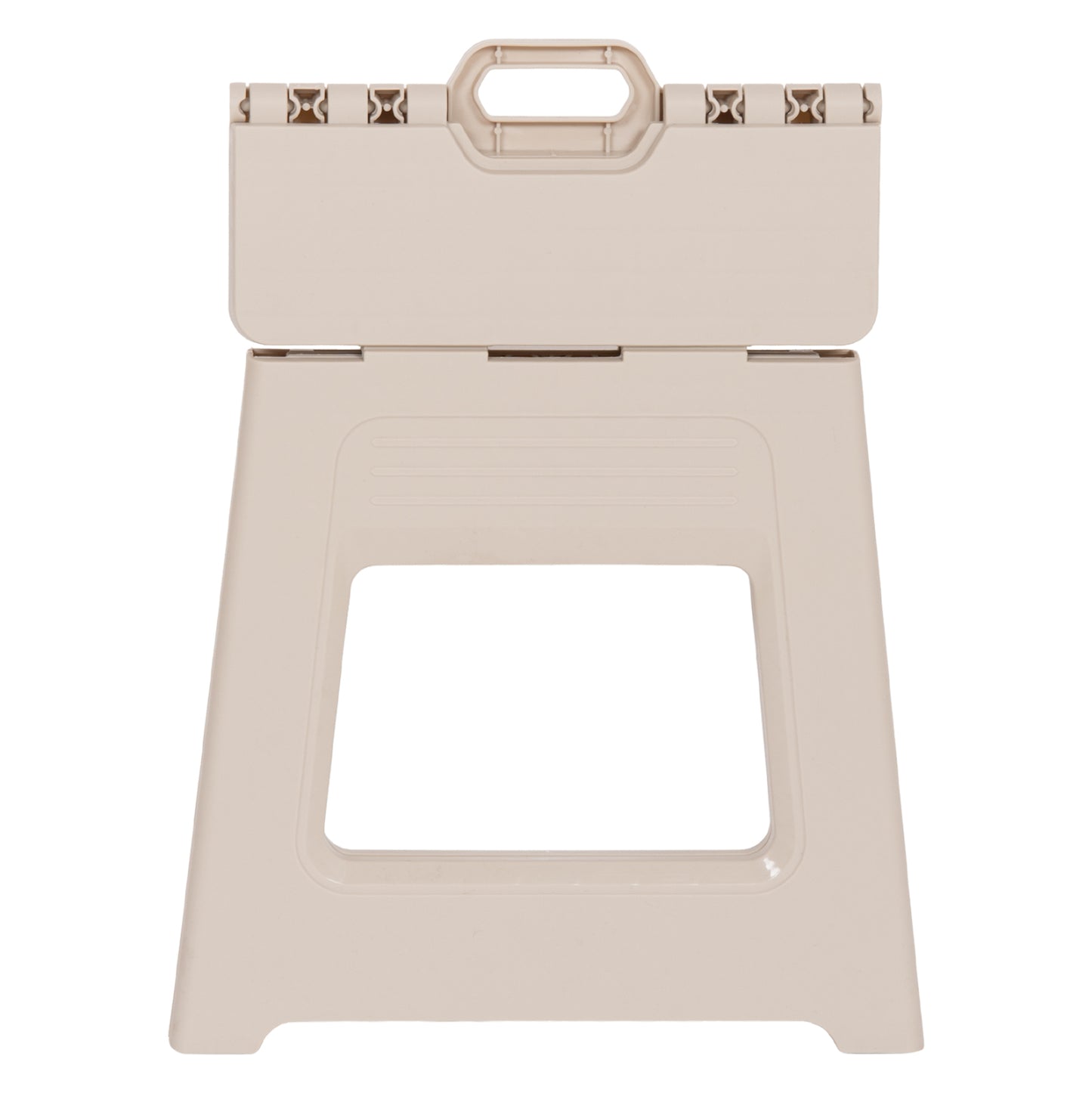 FOLDABLE POLYPROPYLENE STOOL SOLIS HM18392.02 CREAM WHITE 30x25x30Hcm.