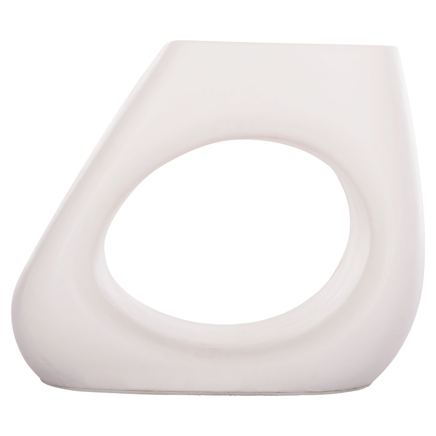 STOOL LANS HM4691.02 FIBER CEMENT IN WHITE--55x30x46Hcm.