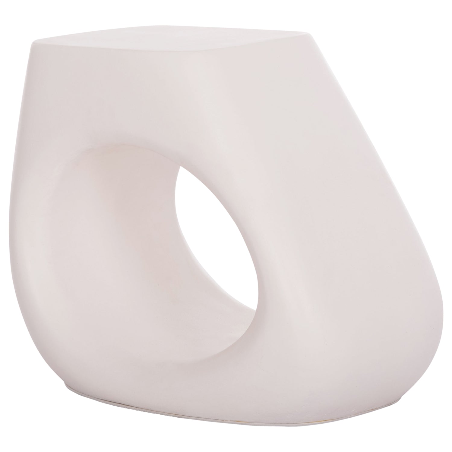 STOOL LANS HM4691.02 FIBER CEMENT IN WHITE--55x30x46Hcm.