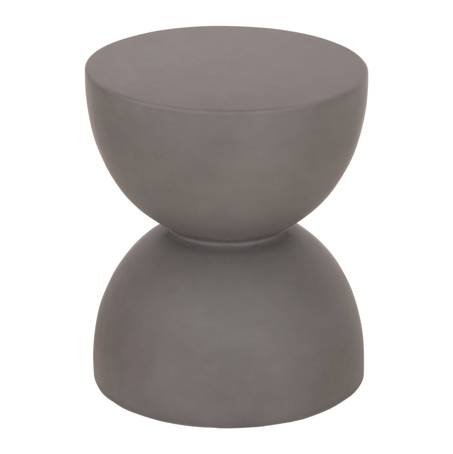 ROUND STOOL ZINI HM6580.01 FIBER CEMENT IN GREY Φ35x43Hcm.