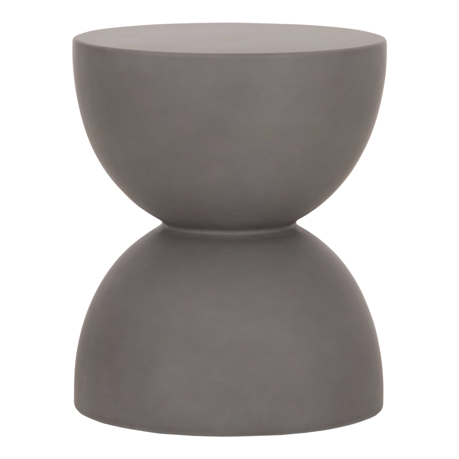 ROUND STOOL ZINI HM6580.01 FIBER CEMENT IN GREY Φ35x43Hcm.