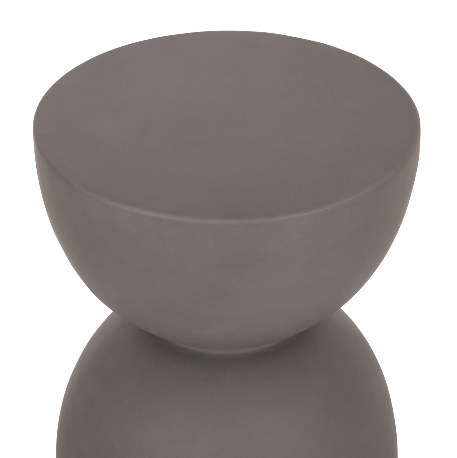 ROUND STOOL ZINI HM6580.01 FIBER CEMENT IN GREY Φ35x43Hcm.