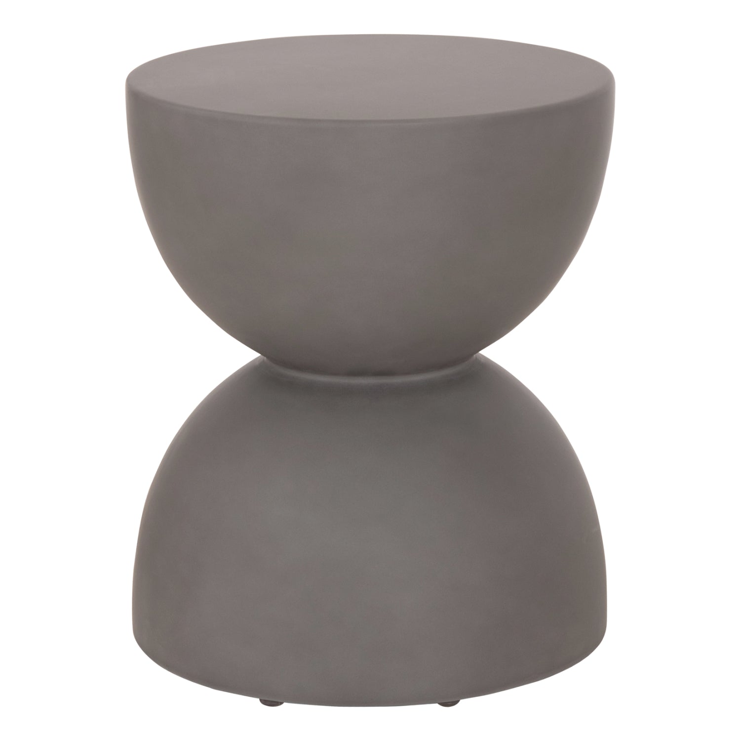 ROUND STOOL ZINI HM6580.01 FIBER CEMENT IN GREY Φ35x43Hcm.