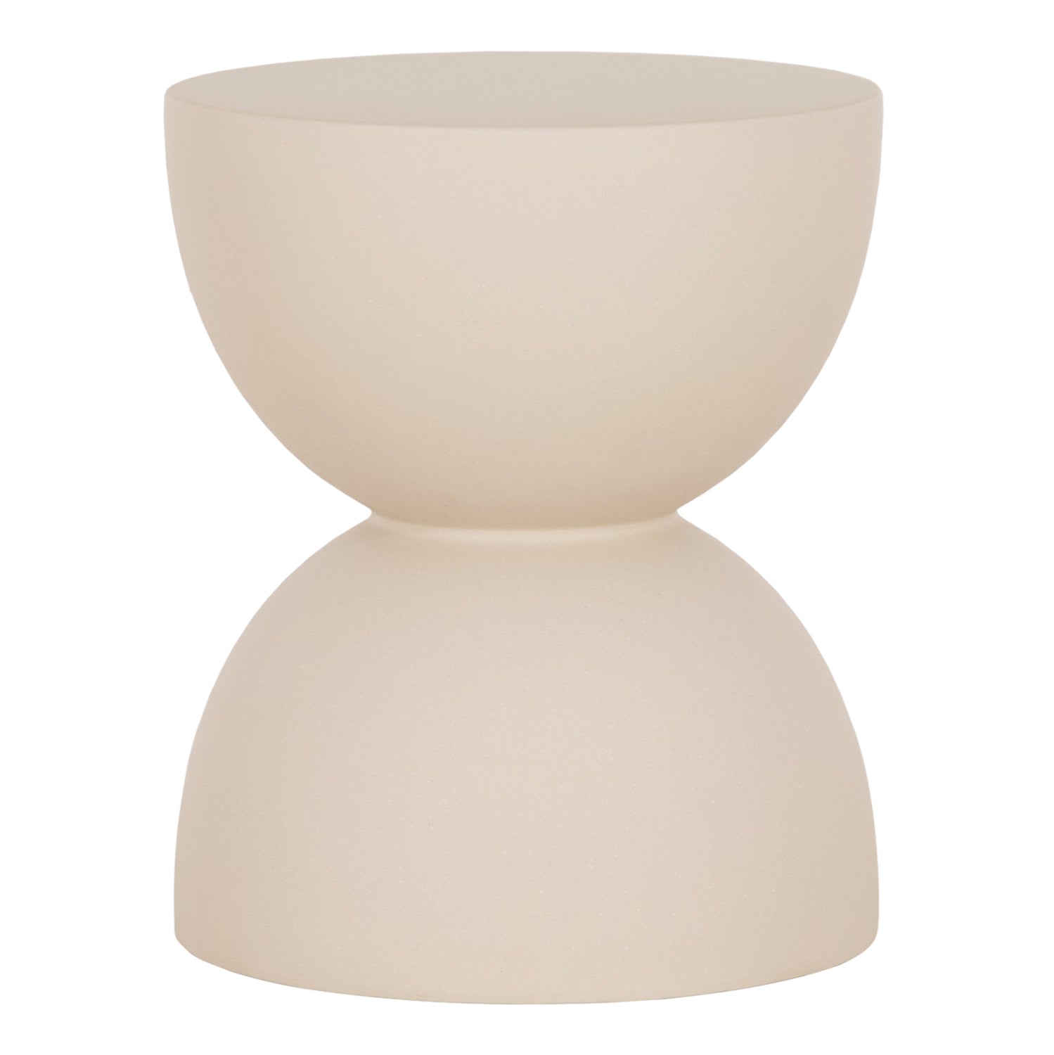 ROUND STOOL ZINI HM6580.02 FIBER CEMENT IN BEIGE Φ35x43Hcm.