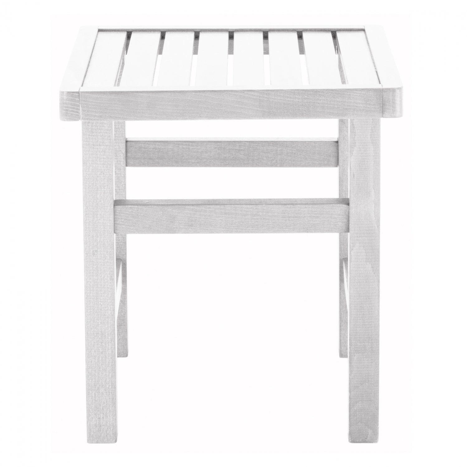 Stool-Table auxiliary White Soaking Koli 40X40X45cm HM289.01