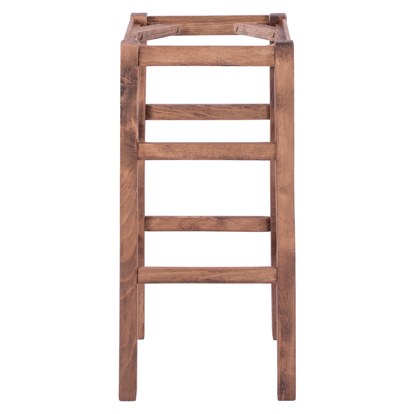WOODEN STOOL WITHOUT BACK IN WALNUT HM5583.01