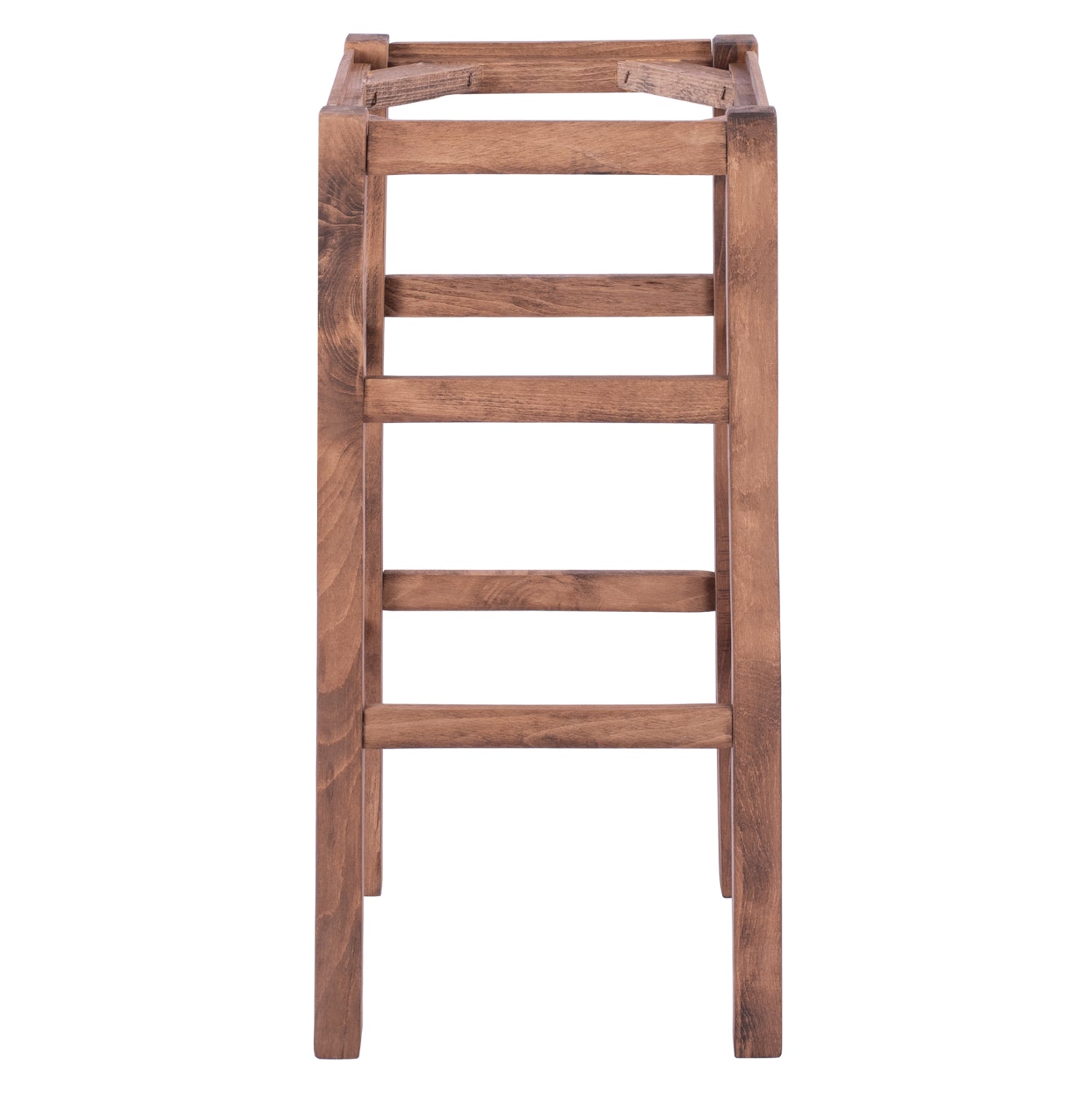 WOODEN STOOL WITHOUT BACK IN WALNUT HM5583.01